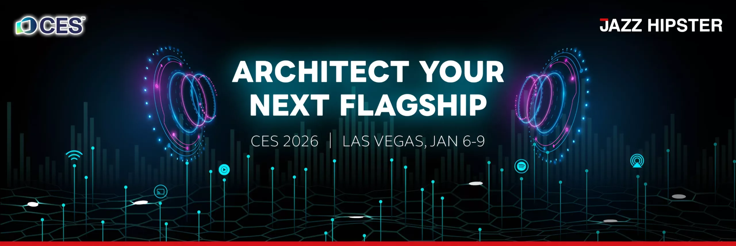 Jazz Hipster CES 2026 banner